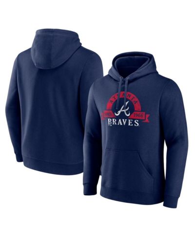 Мужское худи Fanatics Atlanta Braves Big and Tall, темно-синее