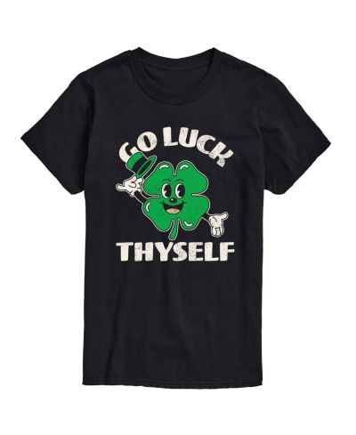 AIRWAVES Men's Go Luck Thyself Graphic T-shirt