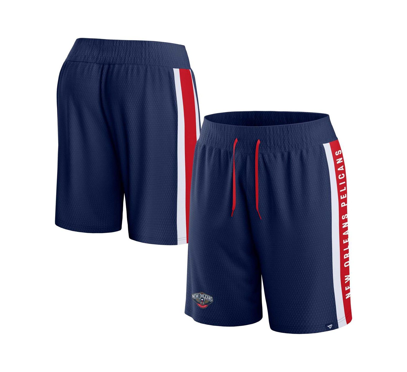 Мужские шорты Fanatics Navy New Orleans Pelicans Referee Iconic Mesh