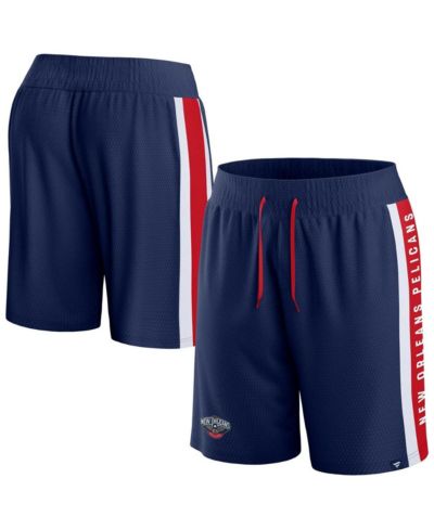 Men's Fanatics Navy New Orleans Pelicans Referee Iconic Mesh Shorts