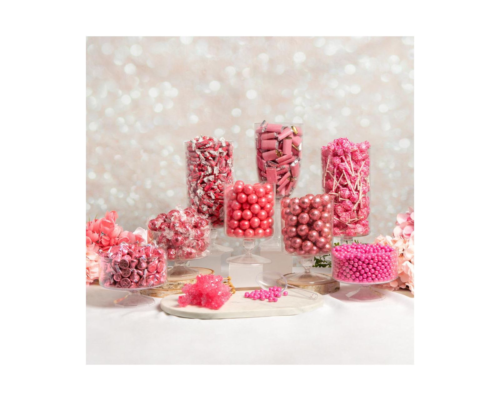 Сладости Just Candy Deluxe Pink Candy Buffet, 14 Pounds