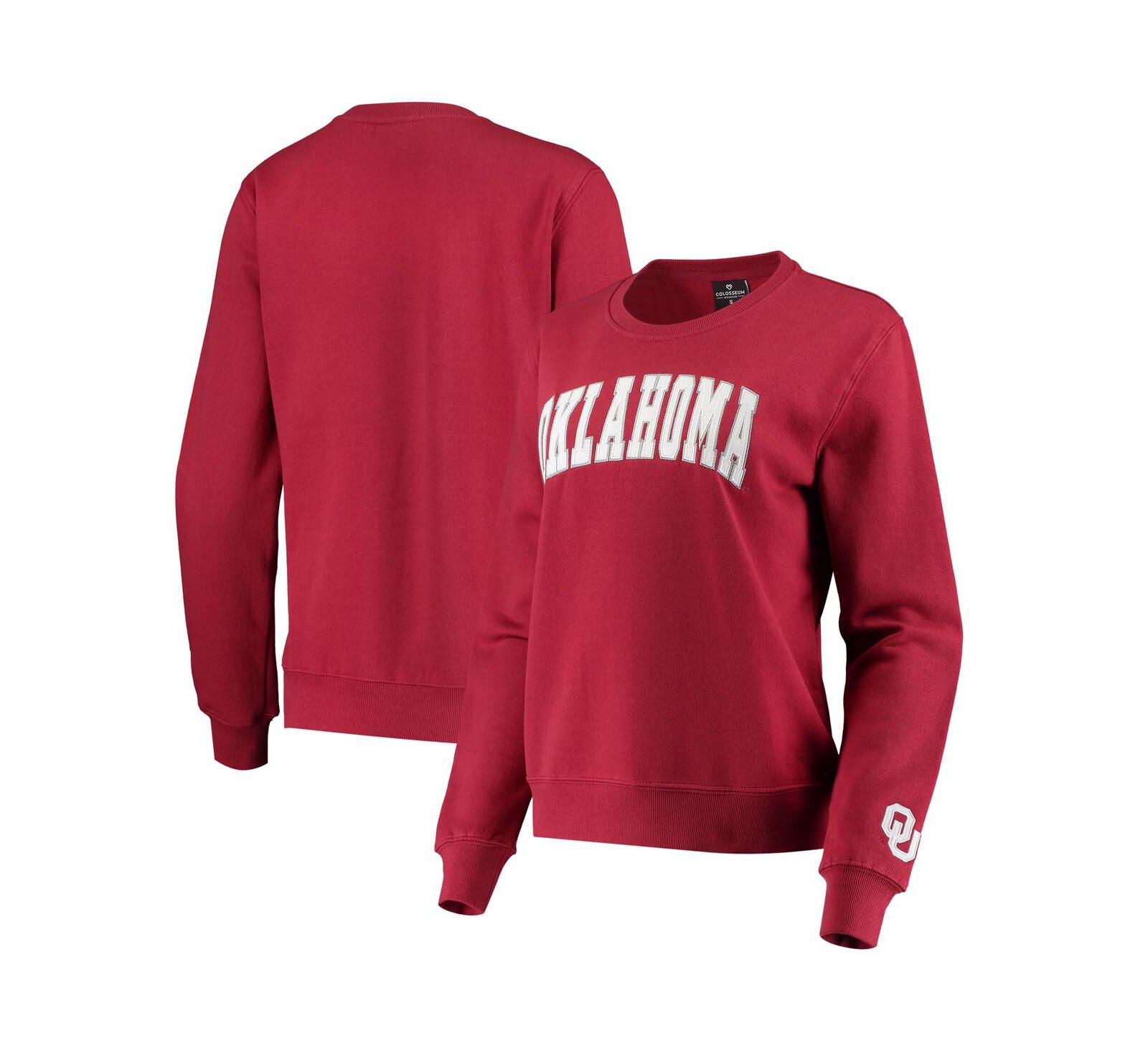 Colosseum Women's Oklahoma Sooners Campanile Pullover Sweatshirt