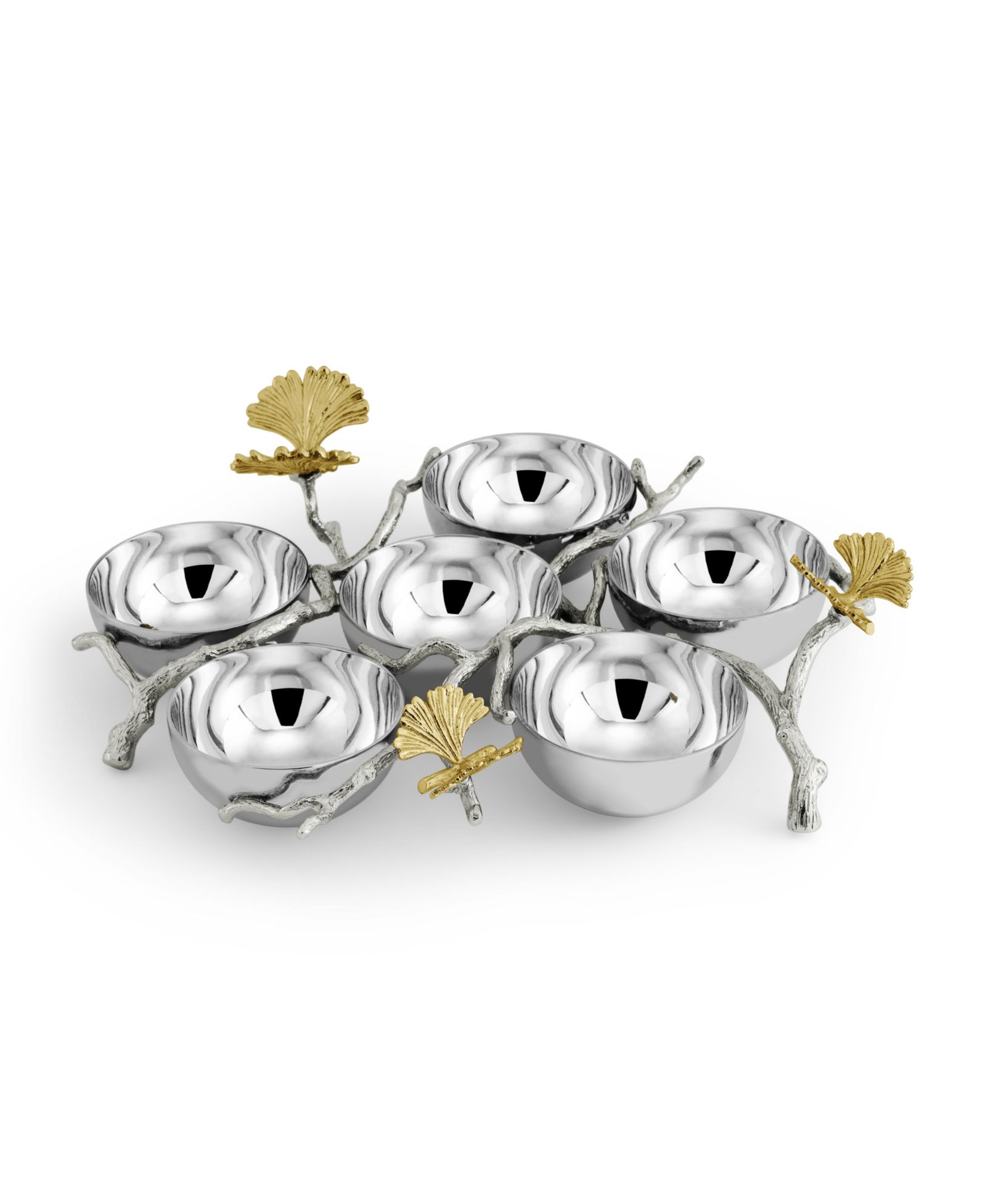 Декоративная тарелка Michael Aram Butterfly Ginkgo Luxe Seder