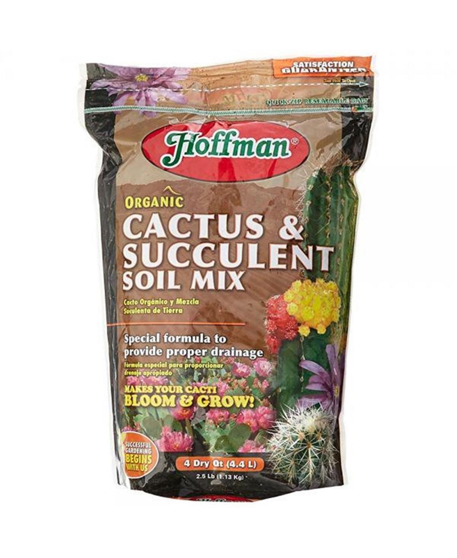 Смесь почвы Hoffman 10404 Organic Cactus and Succulent, 4 Quarts