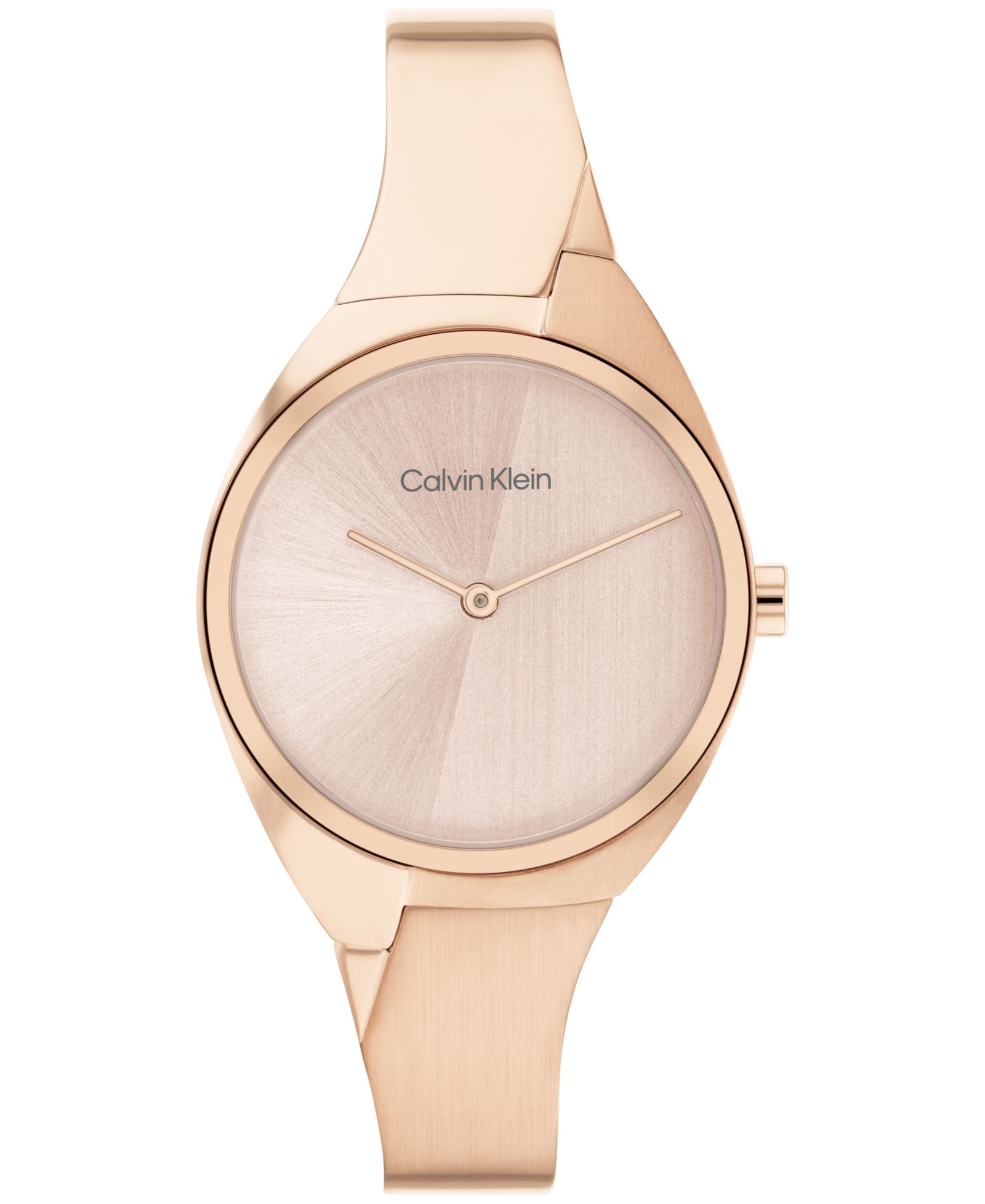Calvin Klein Женские наручные часы Bangle Bracelet с золотистым покрытием, сталь, 30mm