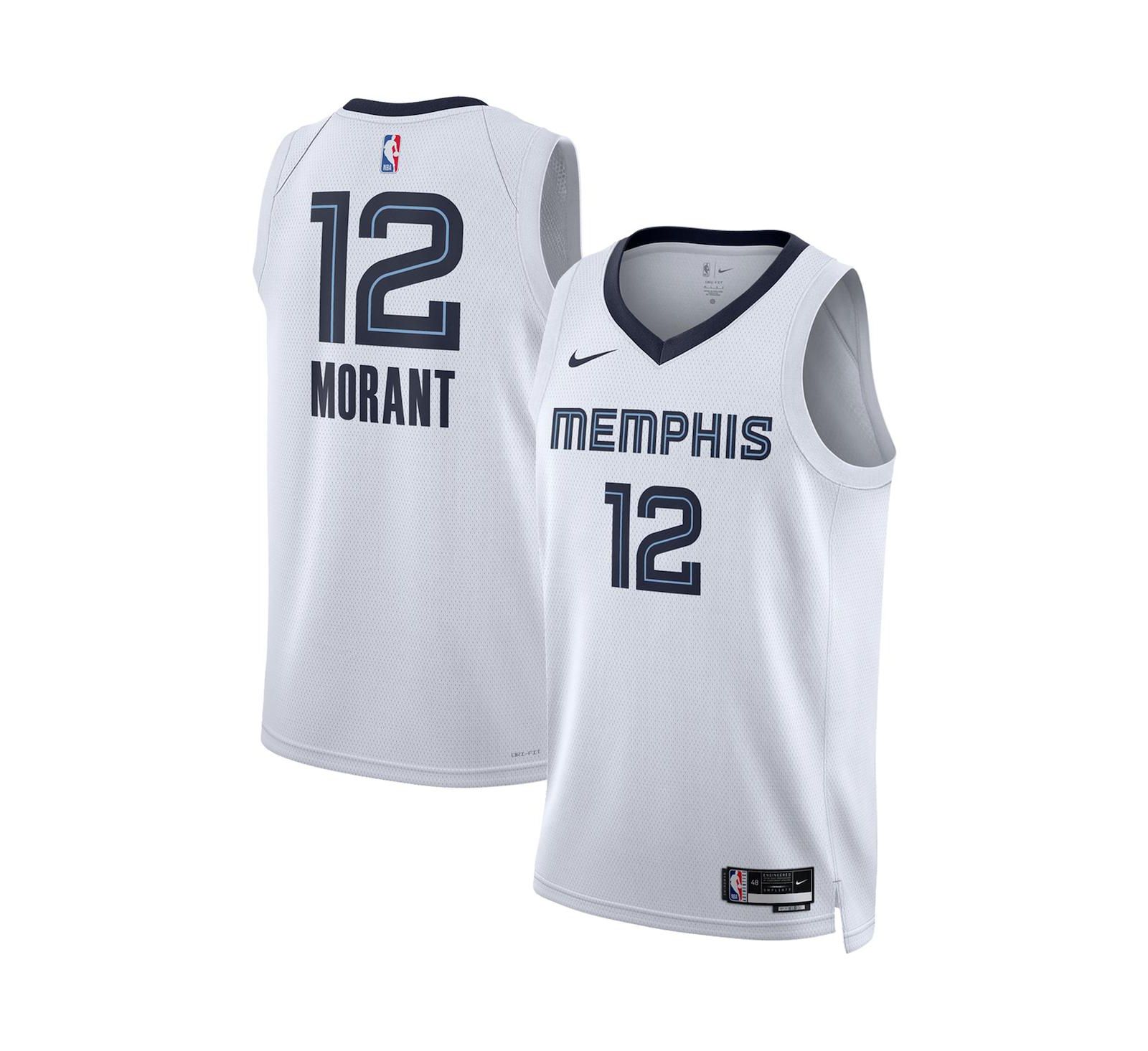 Мужская и женская джерси Nike Ja Morant Memphis Grizzlies Swingman