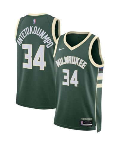 Джерси Nike Giannis Antetokounmpo Milwaukee Bucks Swingman для мужчин и женщин
