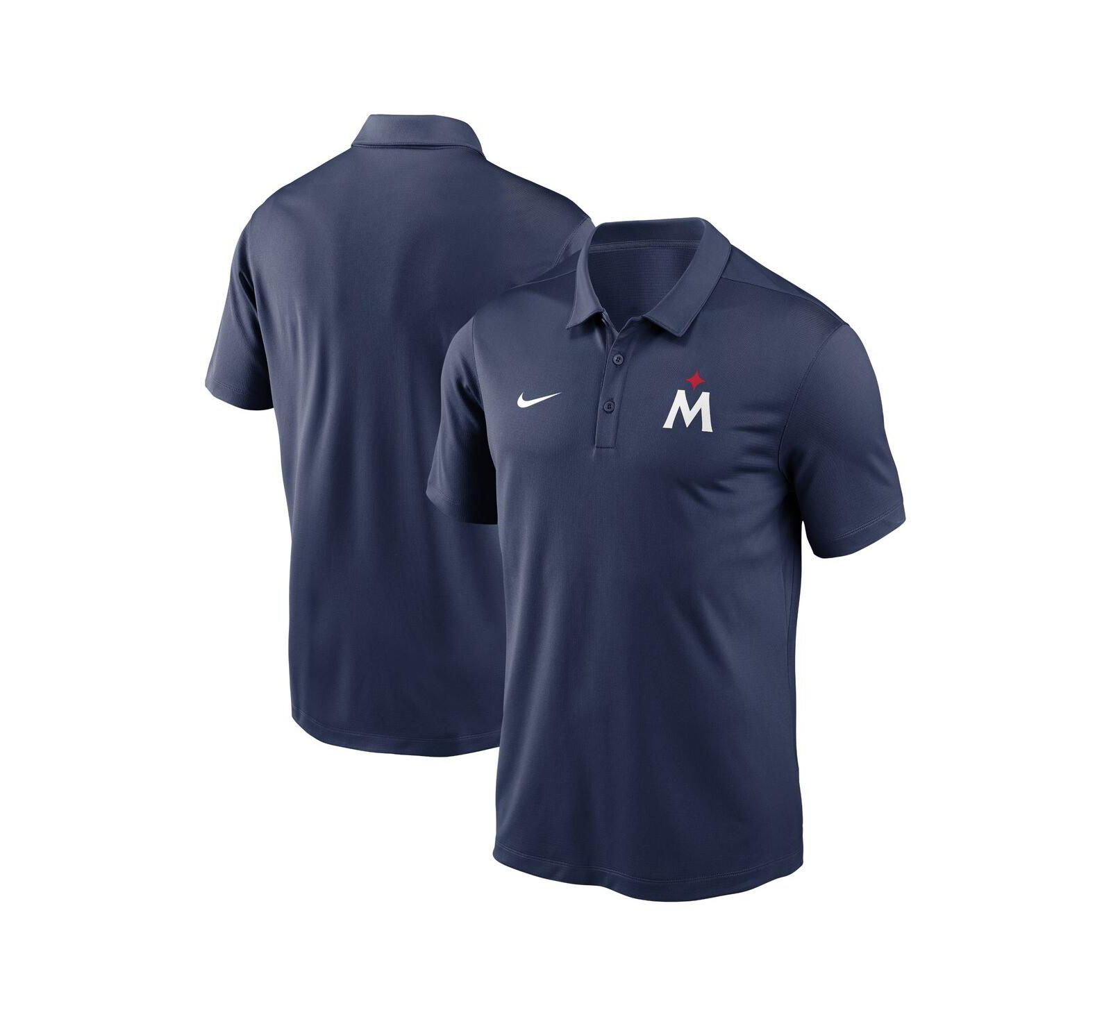 Men's Nike Navy Minnesota Twins 2023 Agility Logo Franchise Performance Polo Shirt