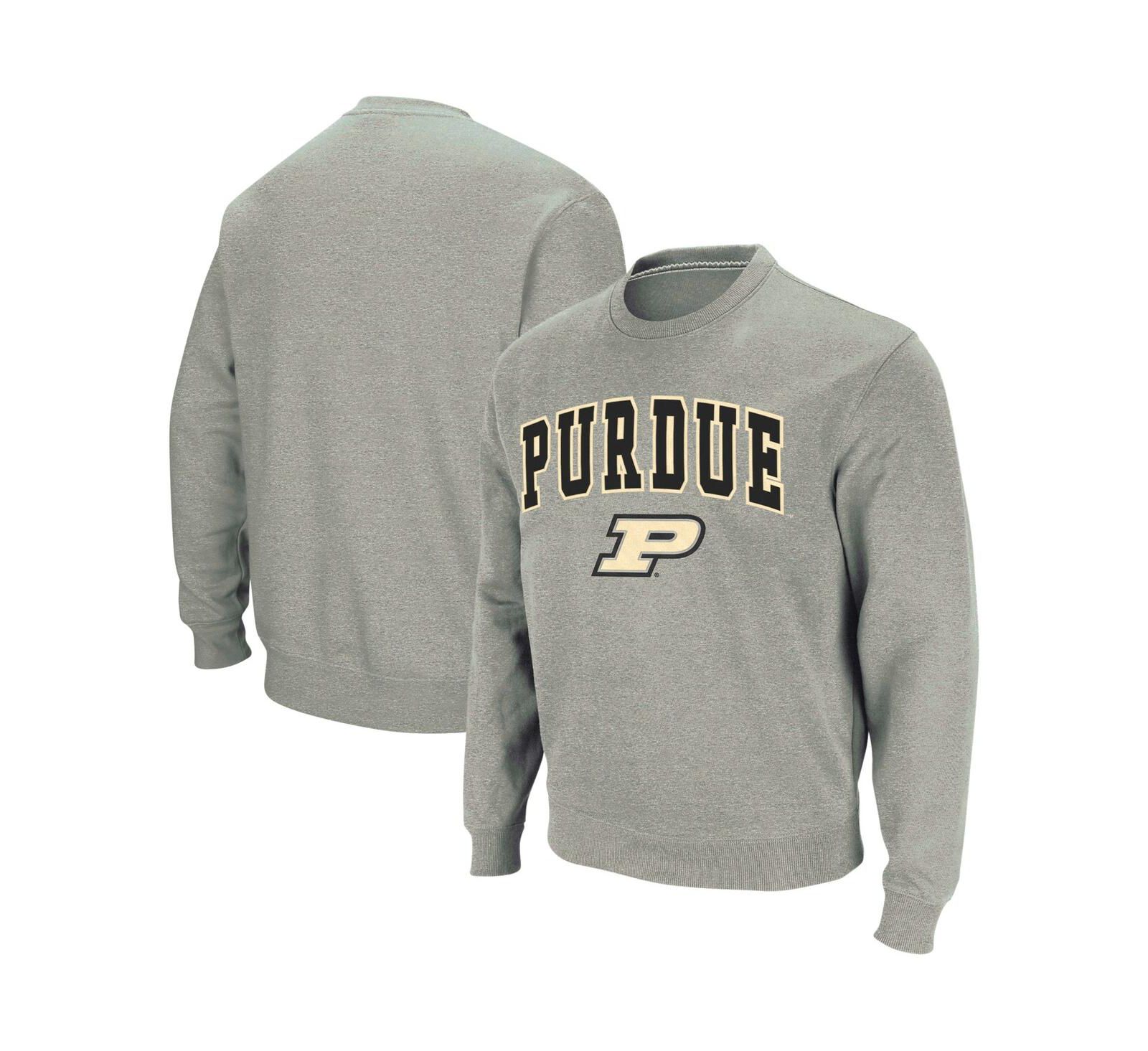 Мужской свитшот Colosseum Purdue Boilermakers Arch & Logo