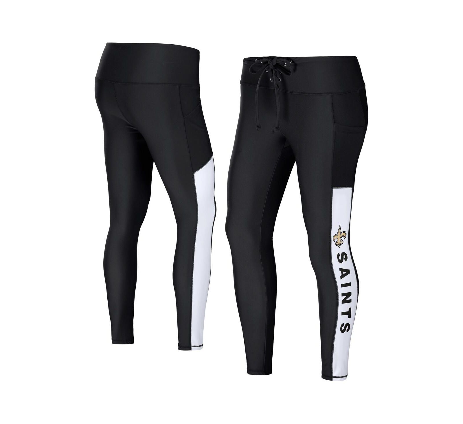 WEAR by Erin Andrews Женские черные леггинсы New Orleans Saints