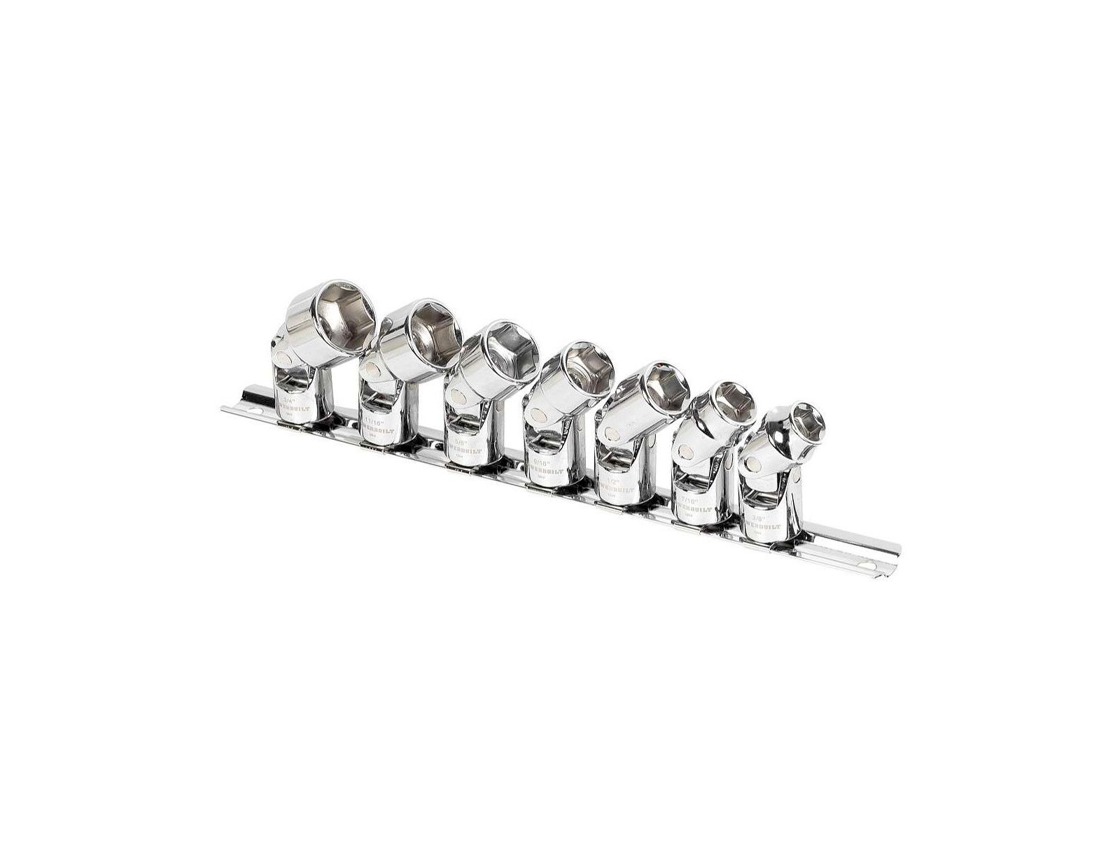 Набор инструментов Powerbuilt 7 Piece 3/8 in. Dr. SAE Universal Socket Set