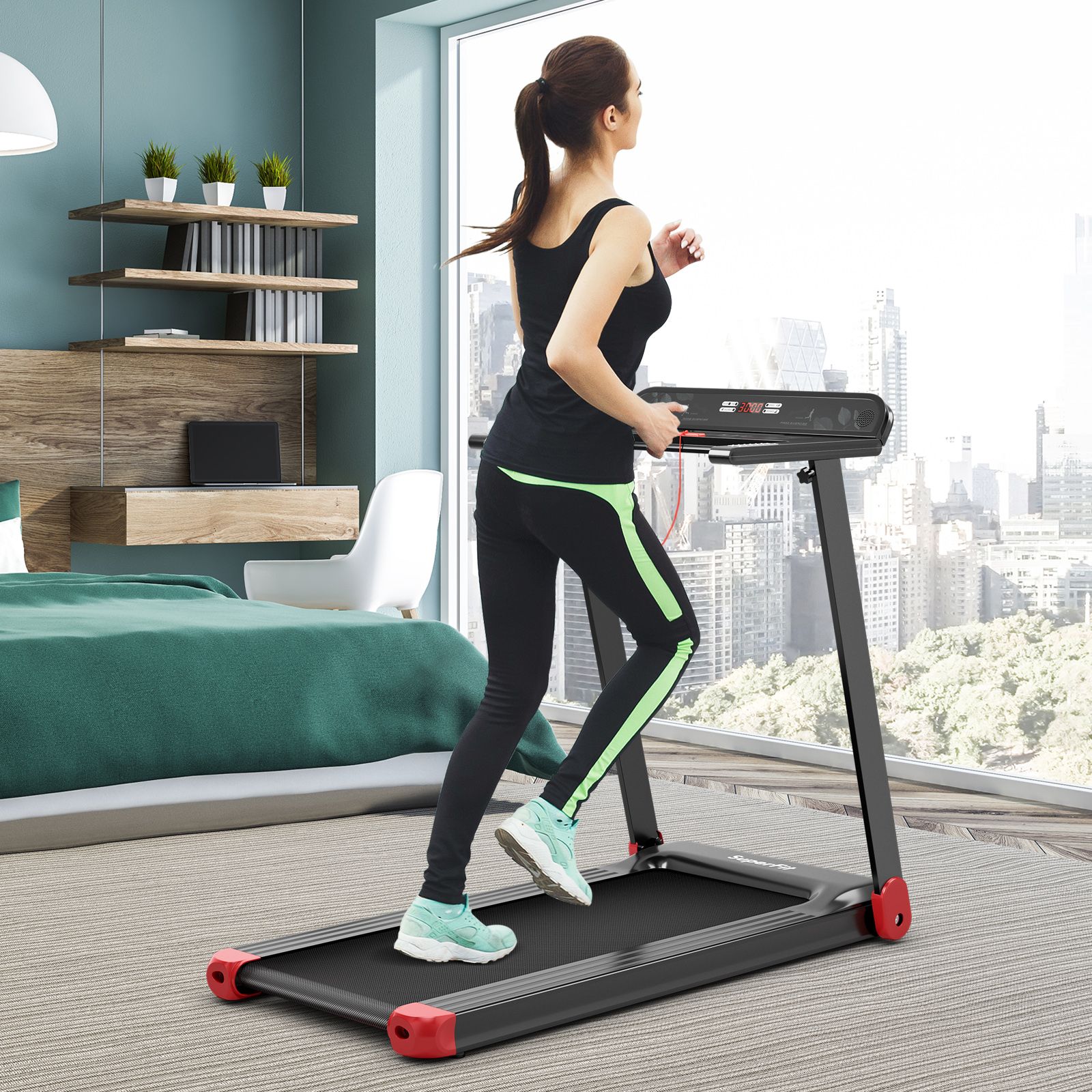 Складная электрическая беговая дорожка Compact Walking Running Machine