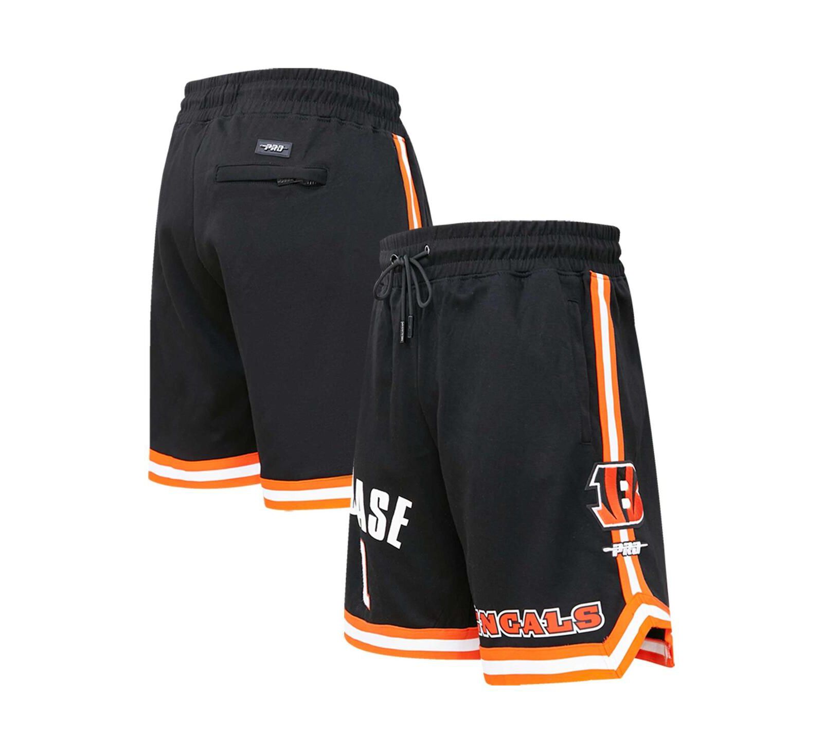 Men's Pro Standard Ja'Marr Chase Black Cincinnati Bengals Player Name and Number Shorts