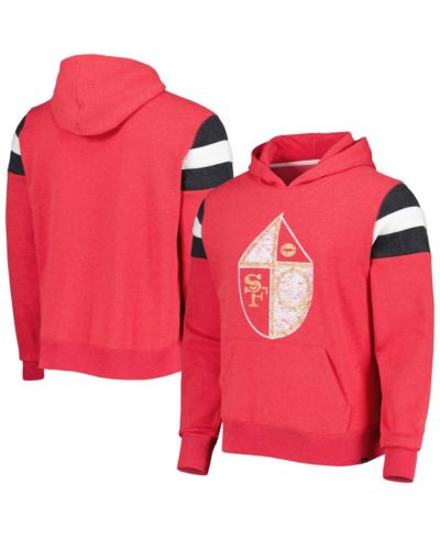 Men's '47 Brand Мужское худи Legacy Premier Nico Scarlet San Francisco 49ers