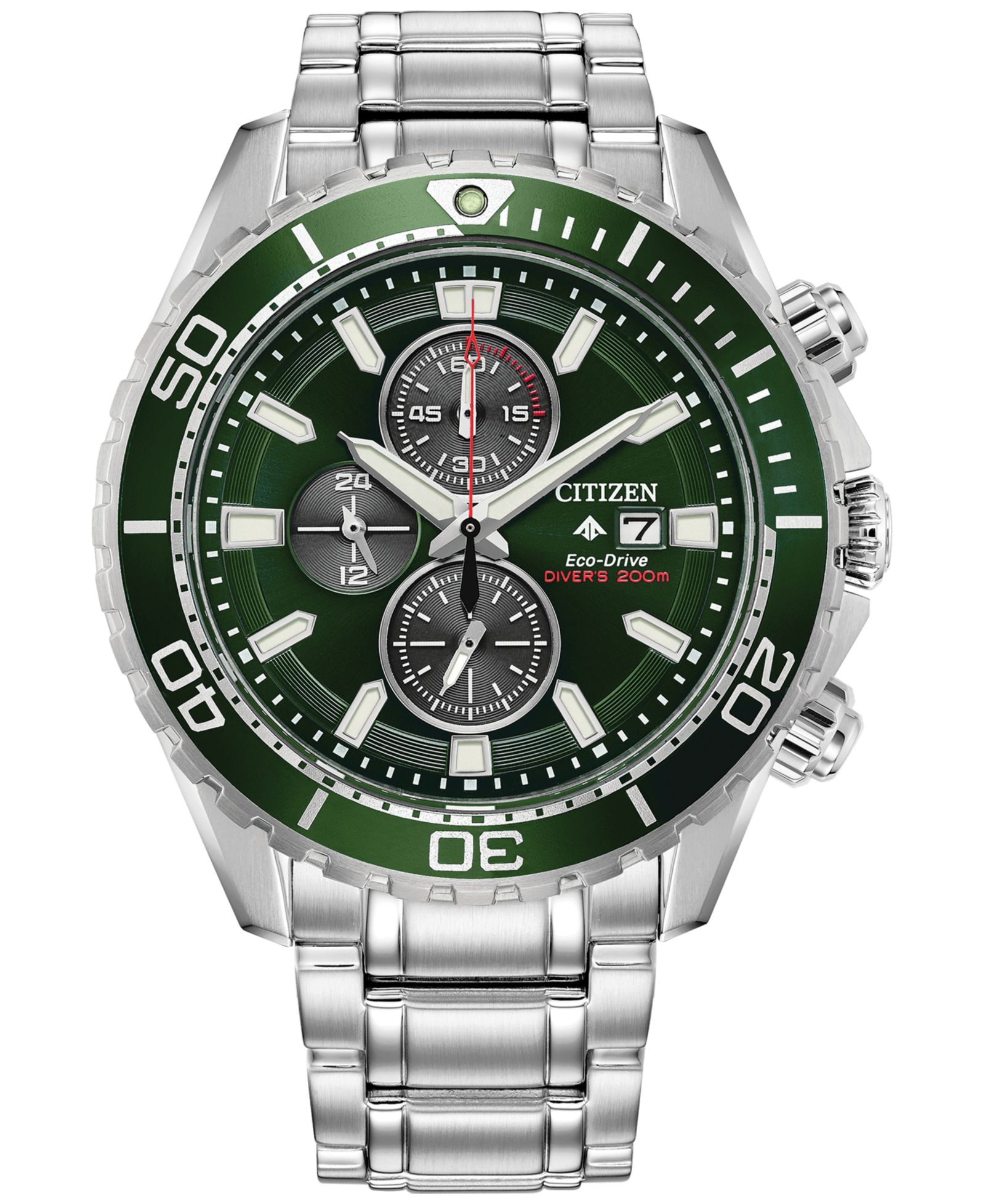 Citizen часы Citizen Eco-Drive Men's Chronograph Promaster Dive Stainless Steel 45mm