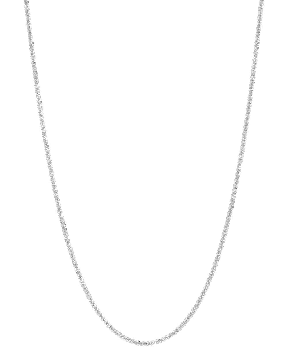 Italian Gold Crisscross Link 18" Chain Necklace in 14k Gold