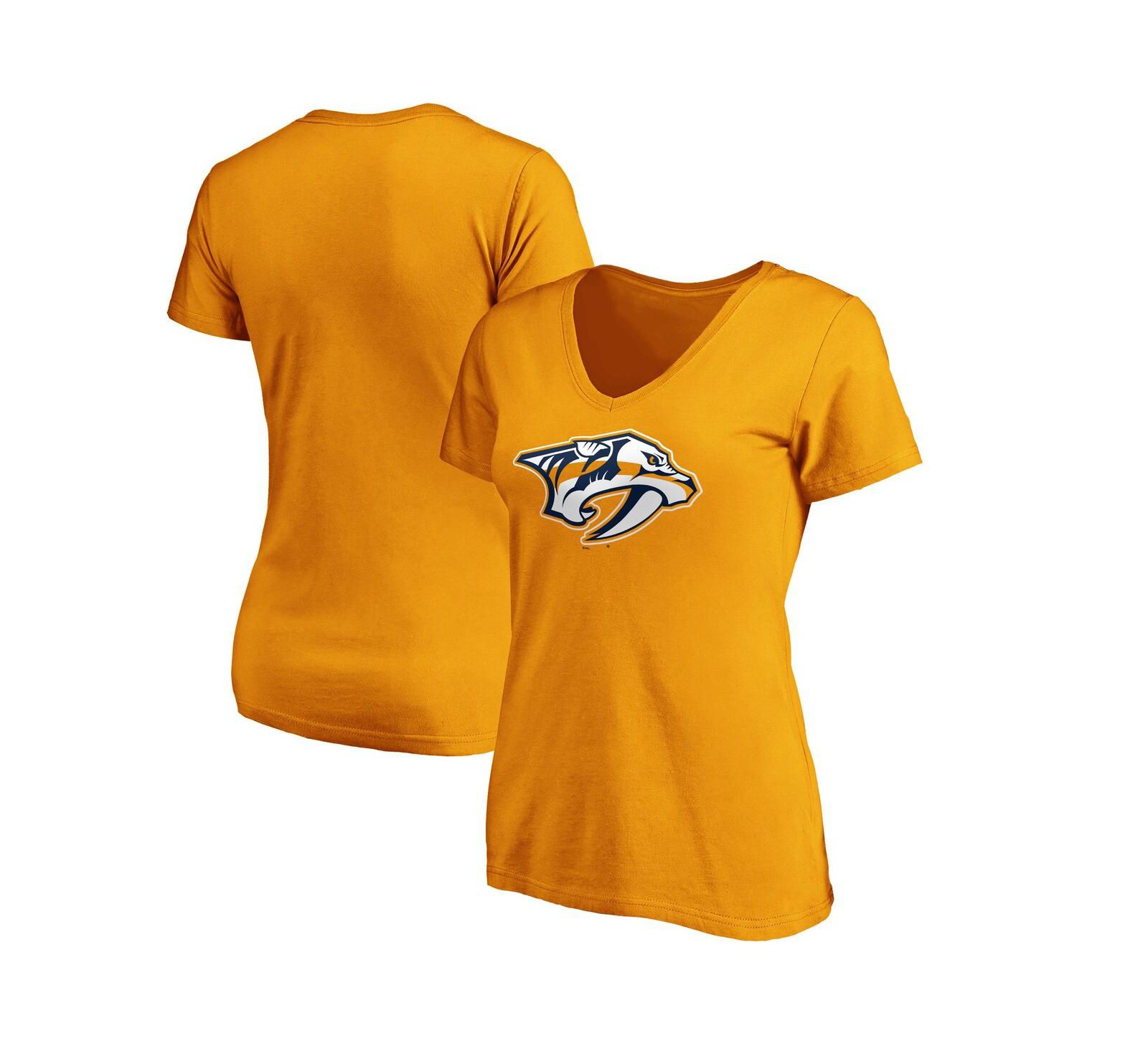 Женская футболка Fanatics Nashville Predators с V-образным вырезом