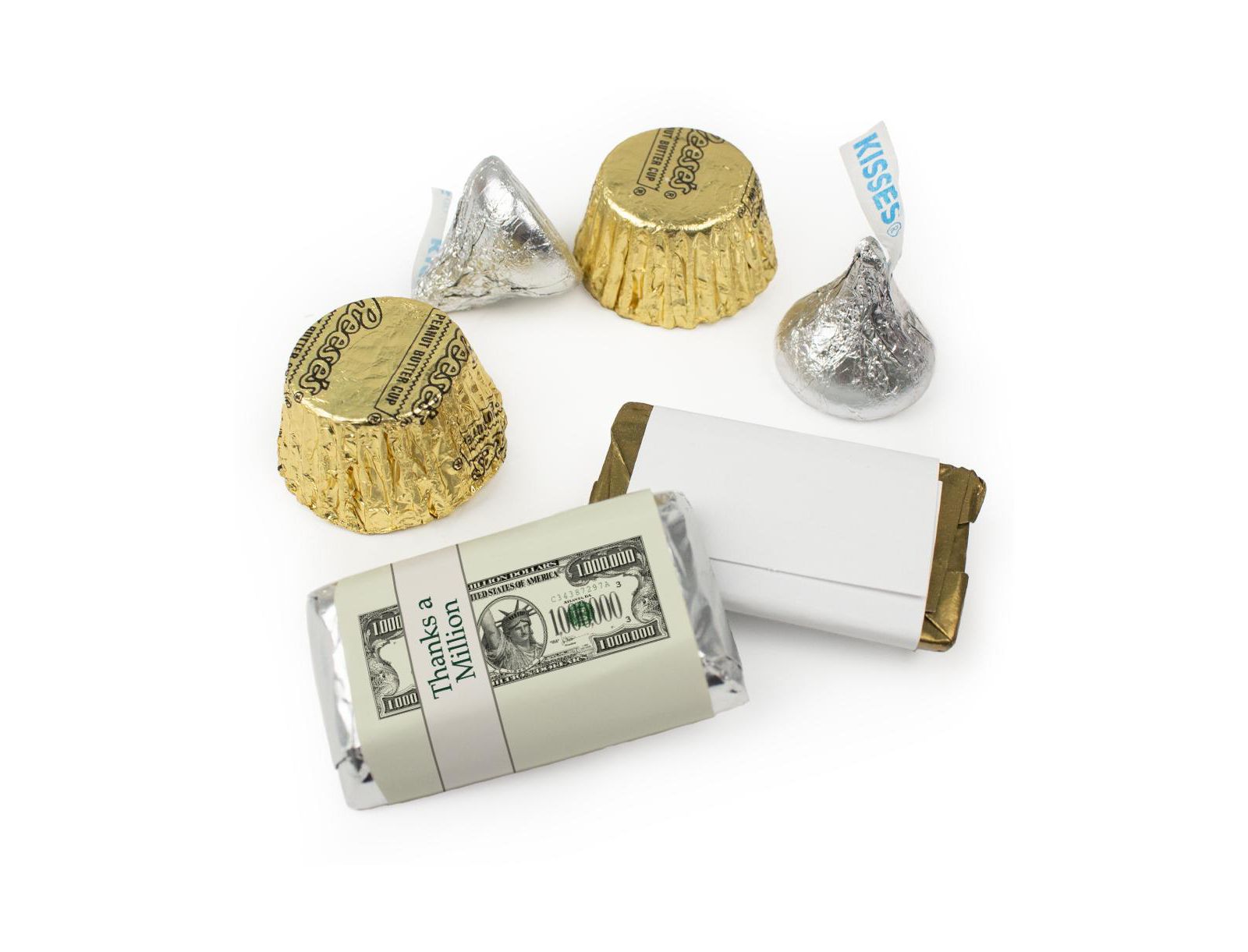 Набор конфет Just Candy Thank You Candy Hershey's Chocolate Mix, 110 шт.