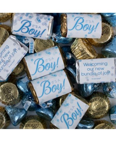 Just Candy It's a Boy Baby Shower Candy Party Favor Hershey's Chocolate Mix, 110 Pieces