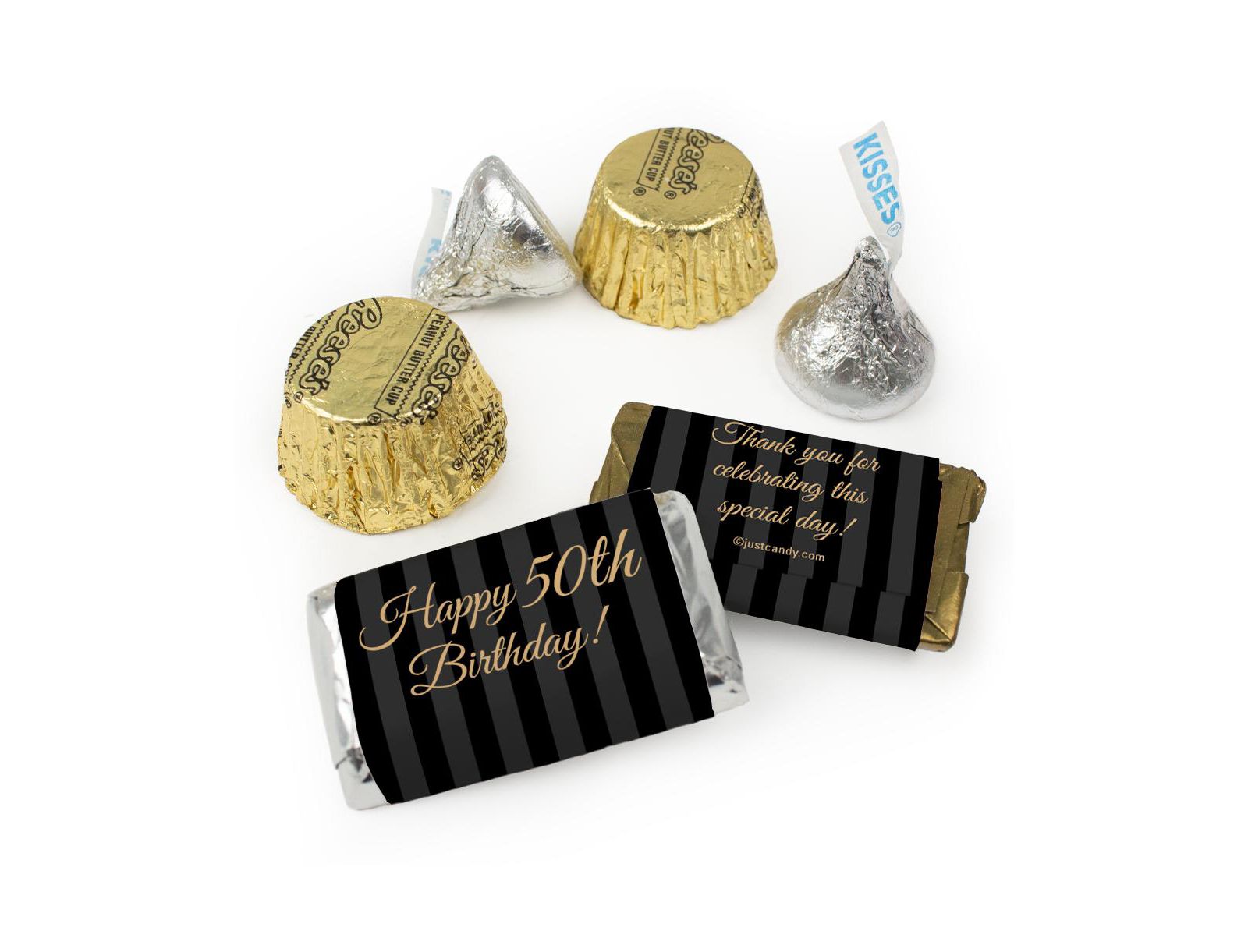 Just Candy набор сладостей на 50-летие Hershey's Chocolate Mix, 110 штук