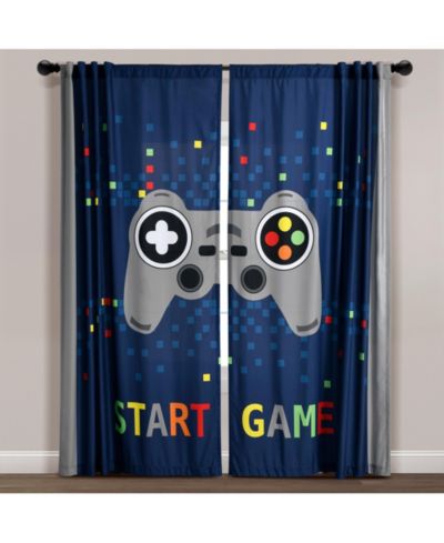 Lush Decor Video Games Light Filtering Window Curtain