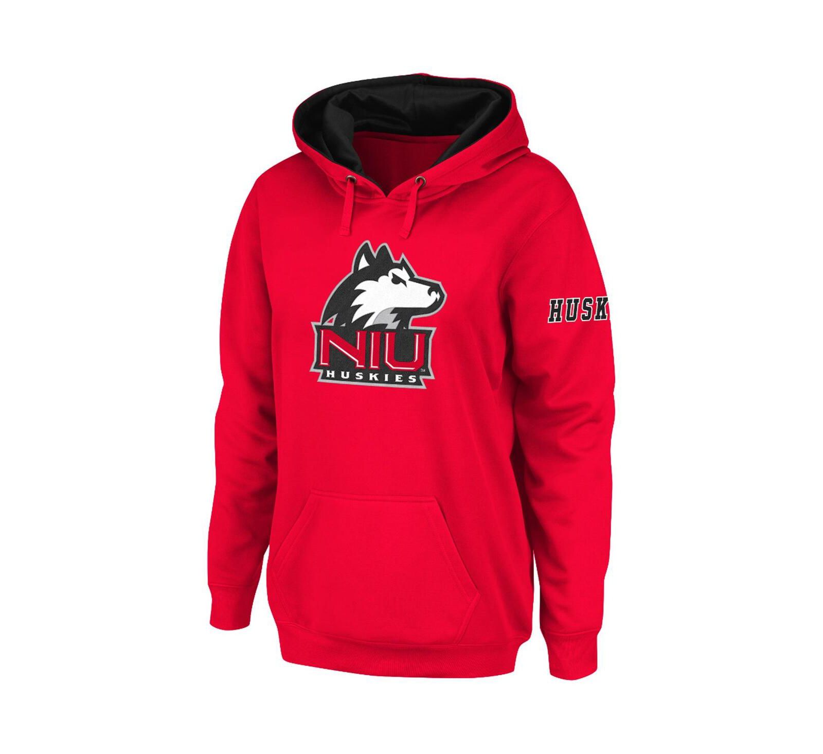 Женское худи Stadium Athletic Red Northern Illinois Huskies с большим логотипом