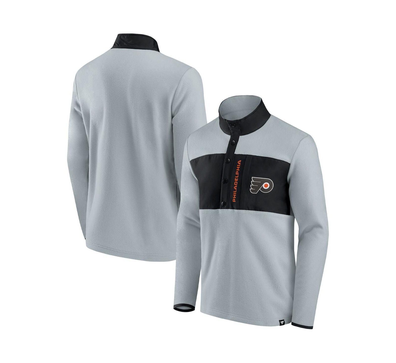 Мужская куртка Fanatics Philadelphia Flyers, серая/черная
