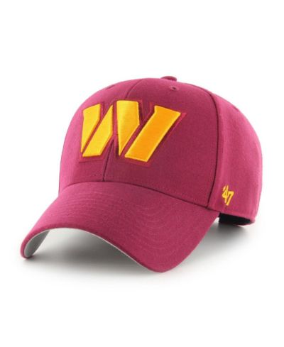 Мужская регулируемая кепка '47 Brand Burgundy Washington Commanders Mvp