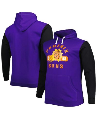 Мужское худи Fanatics Phoenix Suns Big and Tall Bold Attack, фиолетовое/черное