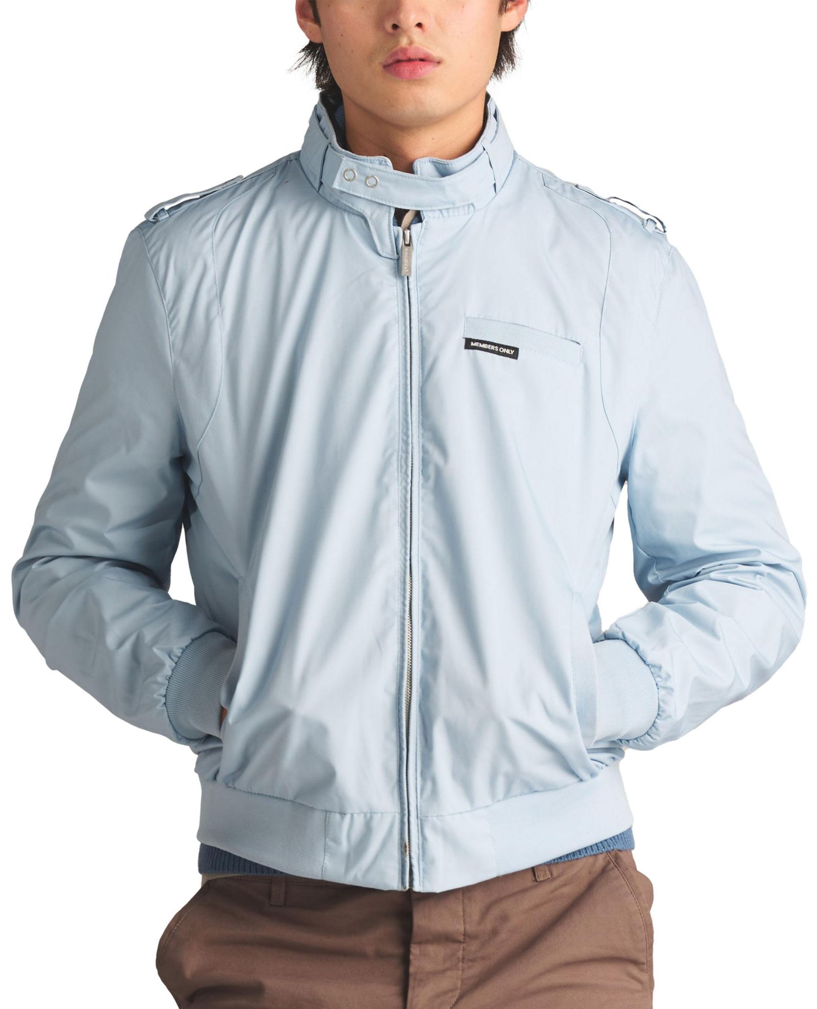 Members Only Men's Classic Iconic Racer Jacket