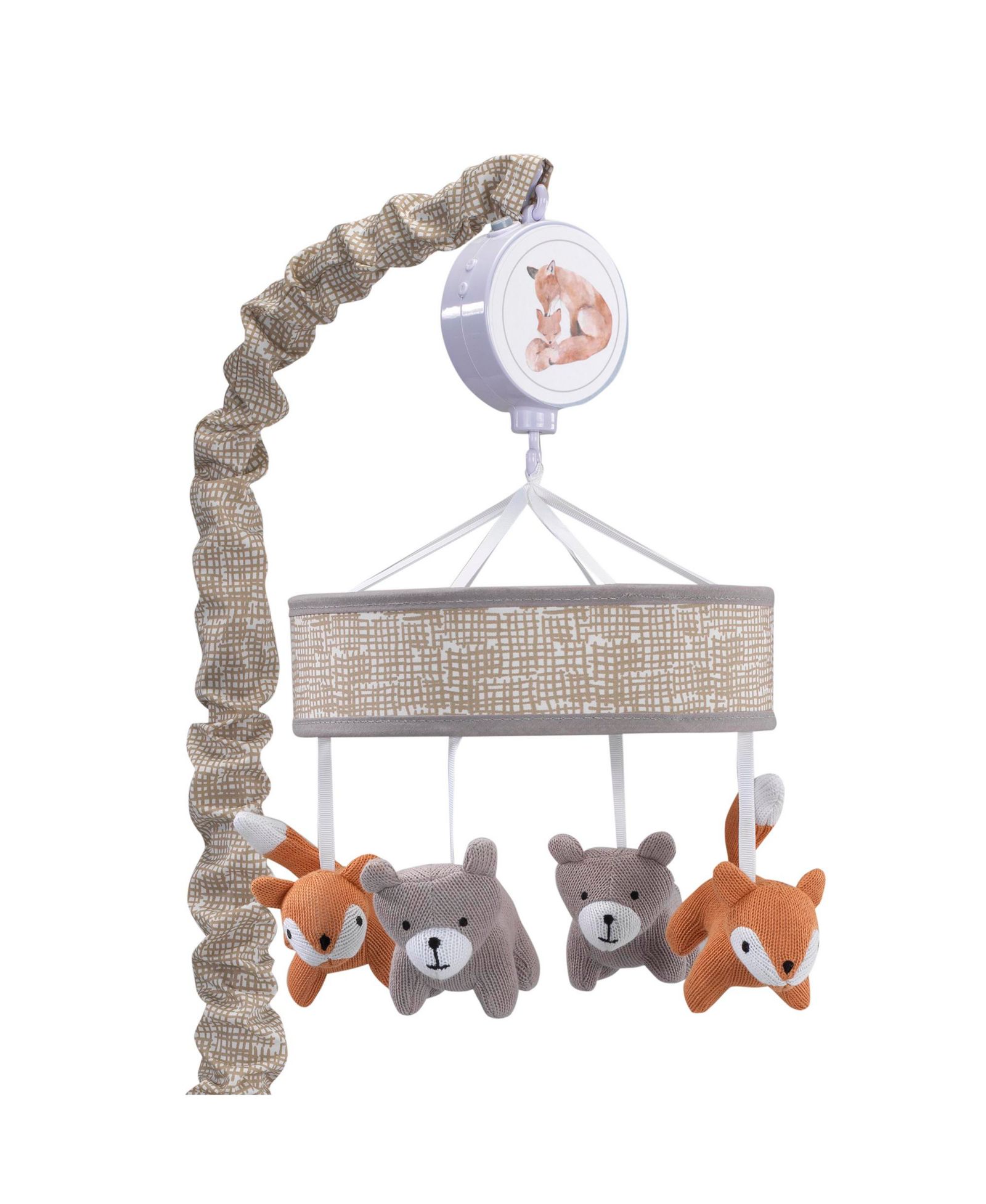 Lambs & Ivy Painted Forest Musical Crib Mobile
