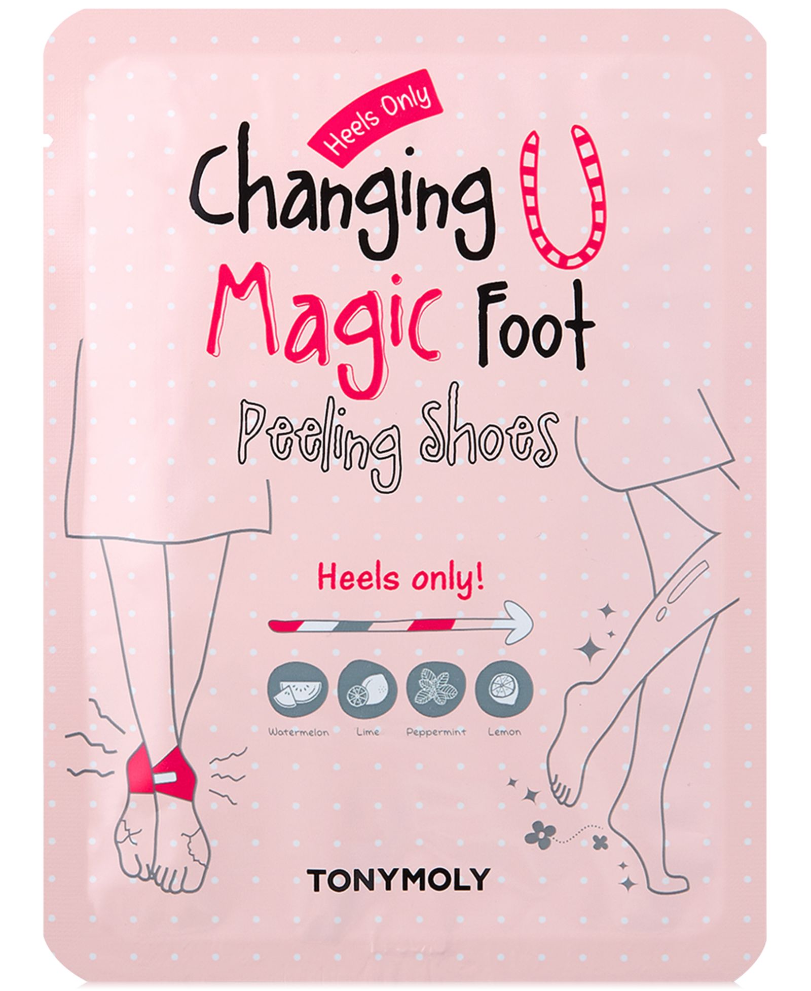 TONYMOLY пилинг для ног Changing U Magic - только для пяток