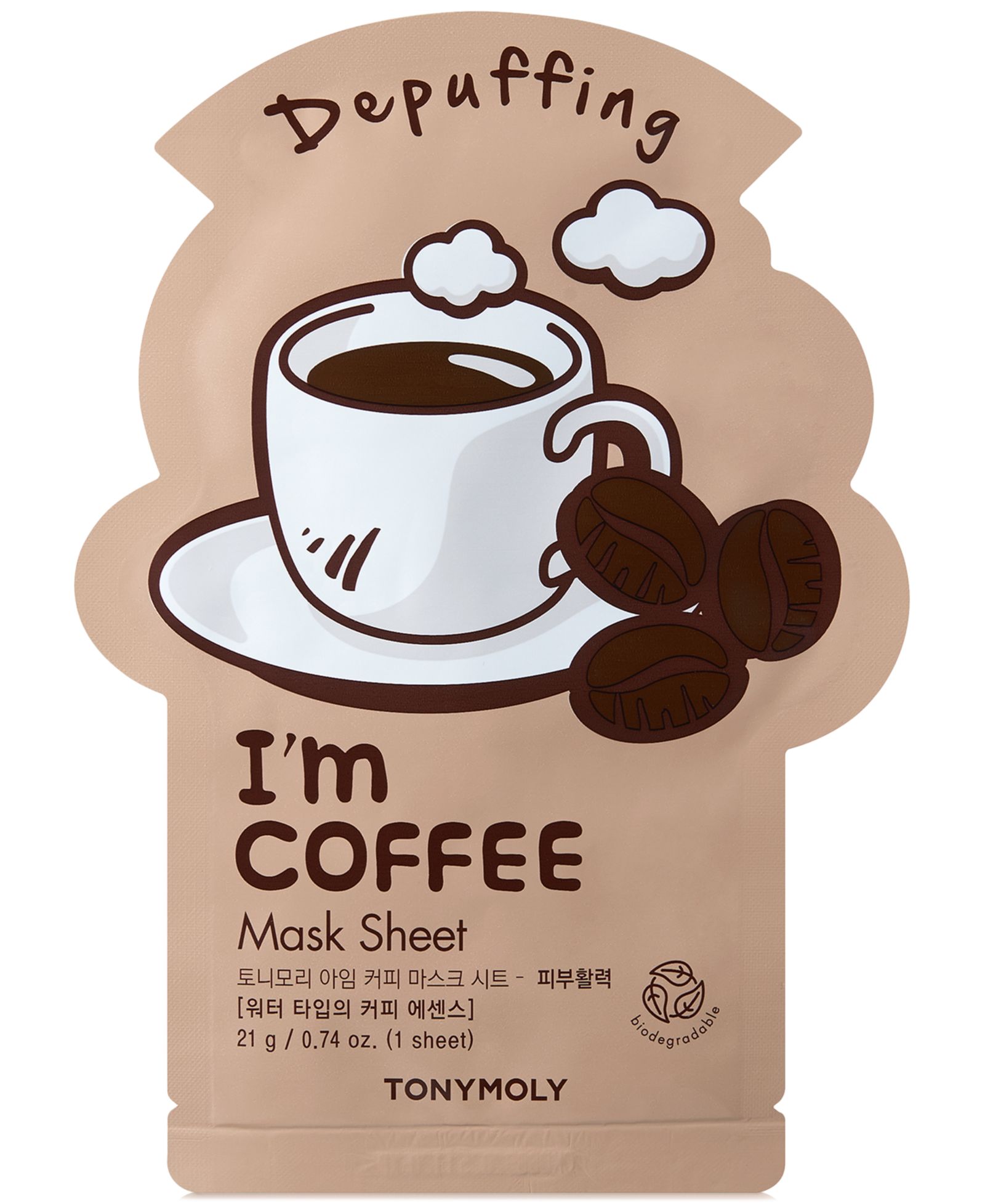 Тканевая маска для лица TONYMOLY I'm Coffee