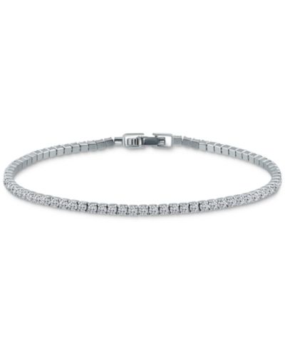 Браслет Giani Bernini Cubic Zirconia Tennis из стерлингового серебра