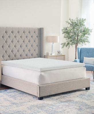 ProSleep 3" Zoned Comfort Memory Foam Mattress Topper with Cooling Cover, King, Exclusively at Macy’s
