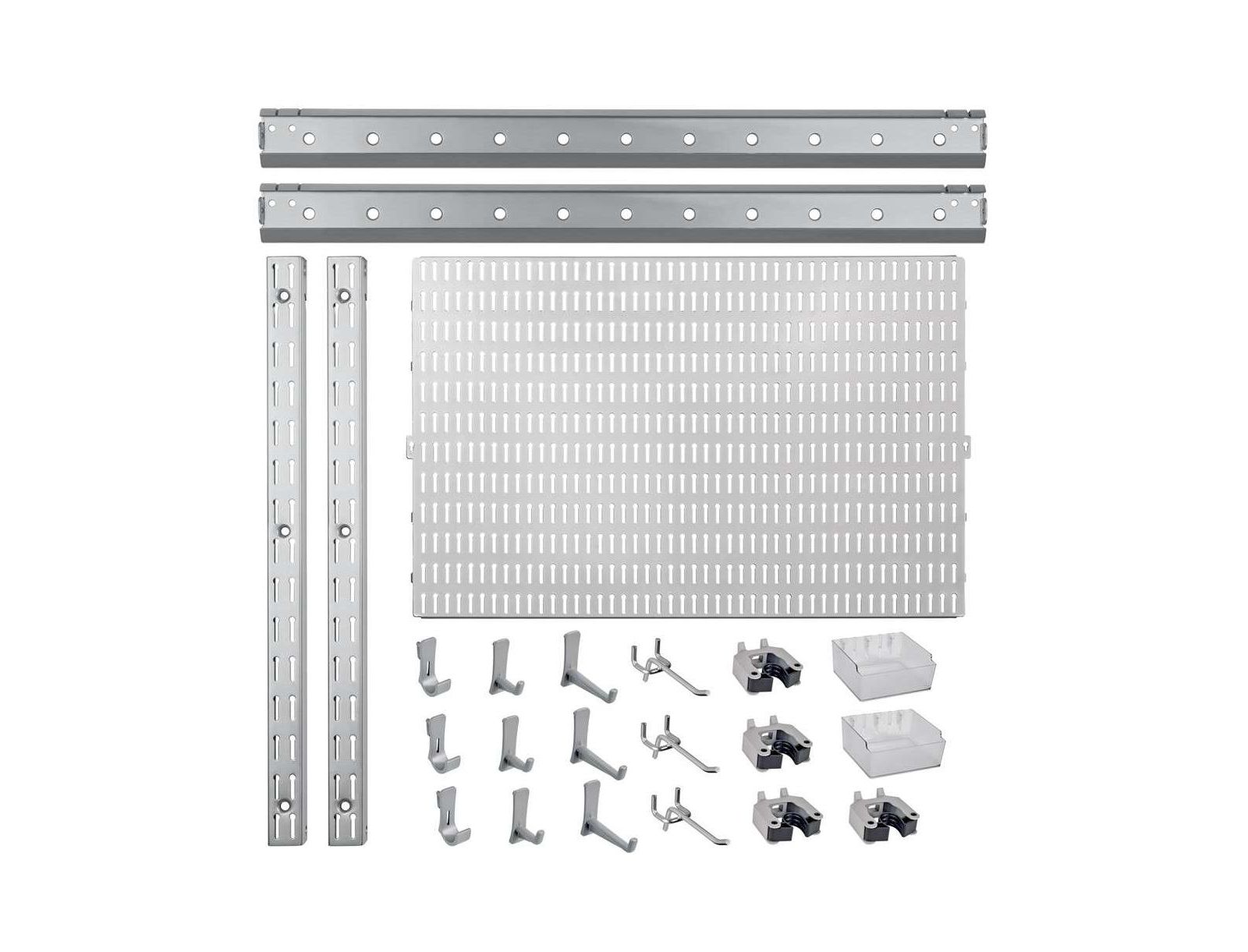 Система хранения Allspace Garage Organizer 23 Piece с Pegboard, крючками и вешалками
