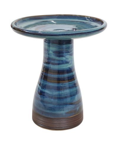 Sunnydaze Decor Декоративная чаша для птиц Ceramic Hand-Painted Duo Tone, Weather-Resistant