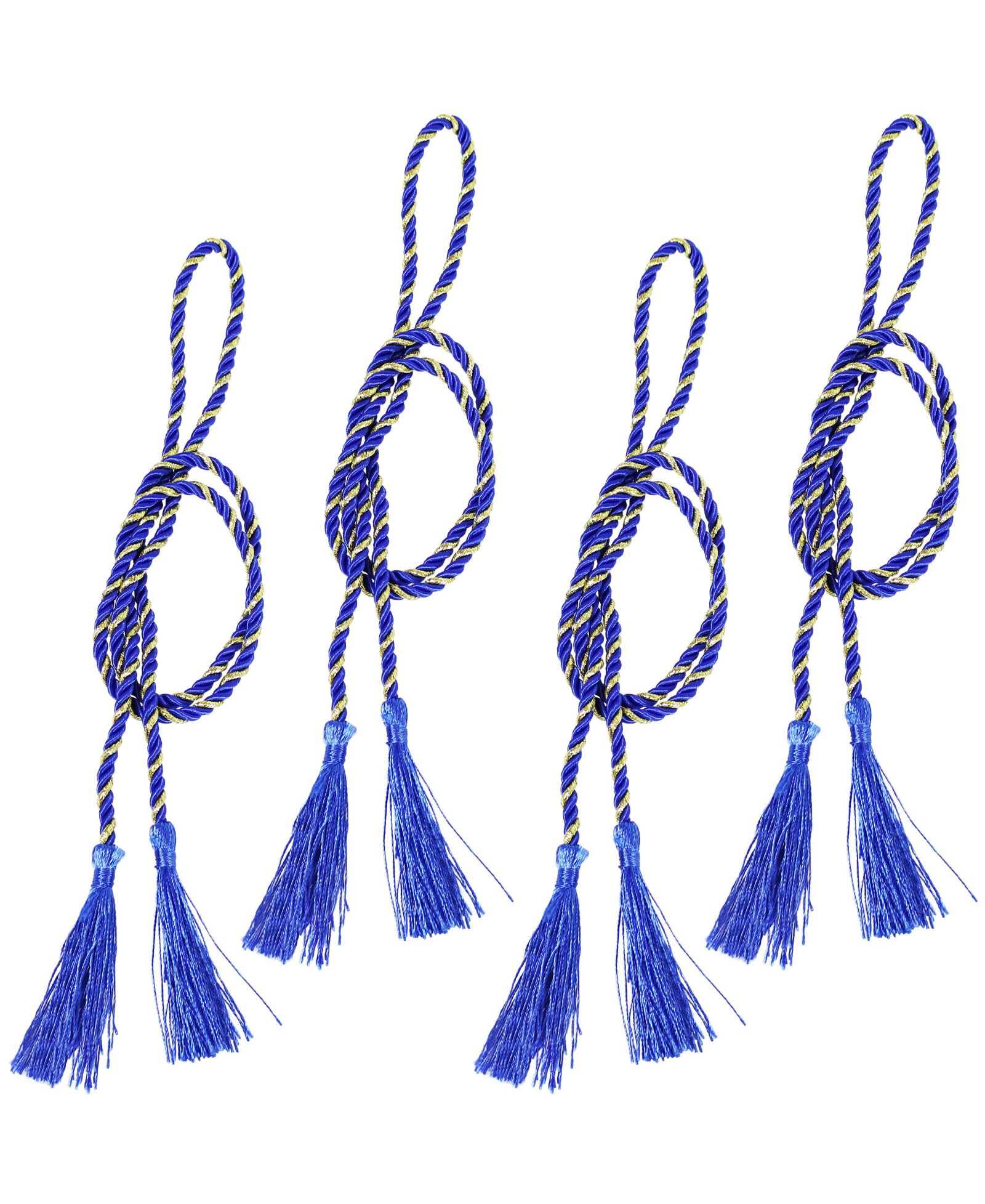 Sunnydaze Decor 42.5" Indoor/Outdoor Decorative Window Curtain Rope Tassel Tiebacks