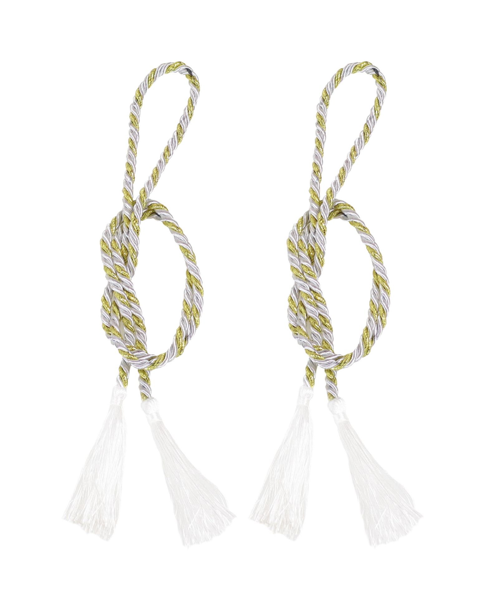 Sunnydaze Decor Indoor/Outdoor Decorative Window Curtain Rope Tassel Tiebacks - 42.5"