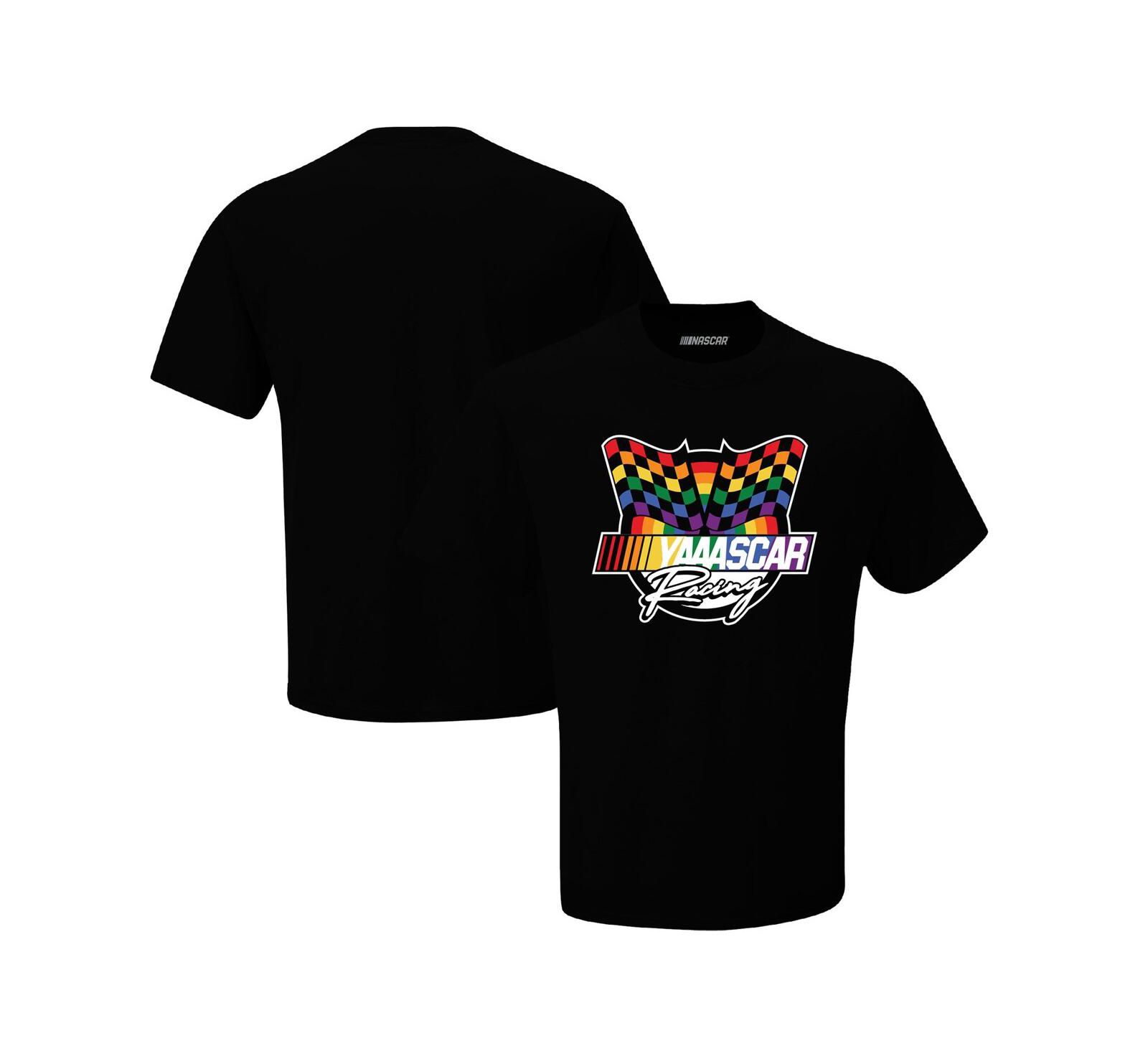 Checkered Flag Sports Мужская футболка NASCAR, черная, с клетчатым флагом