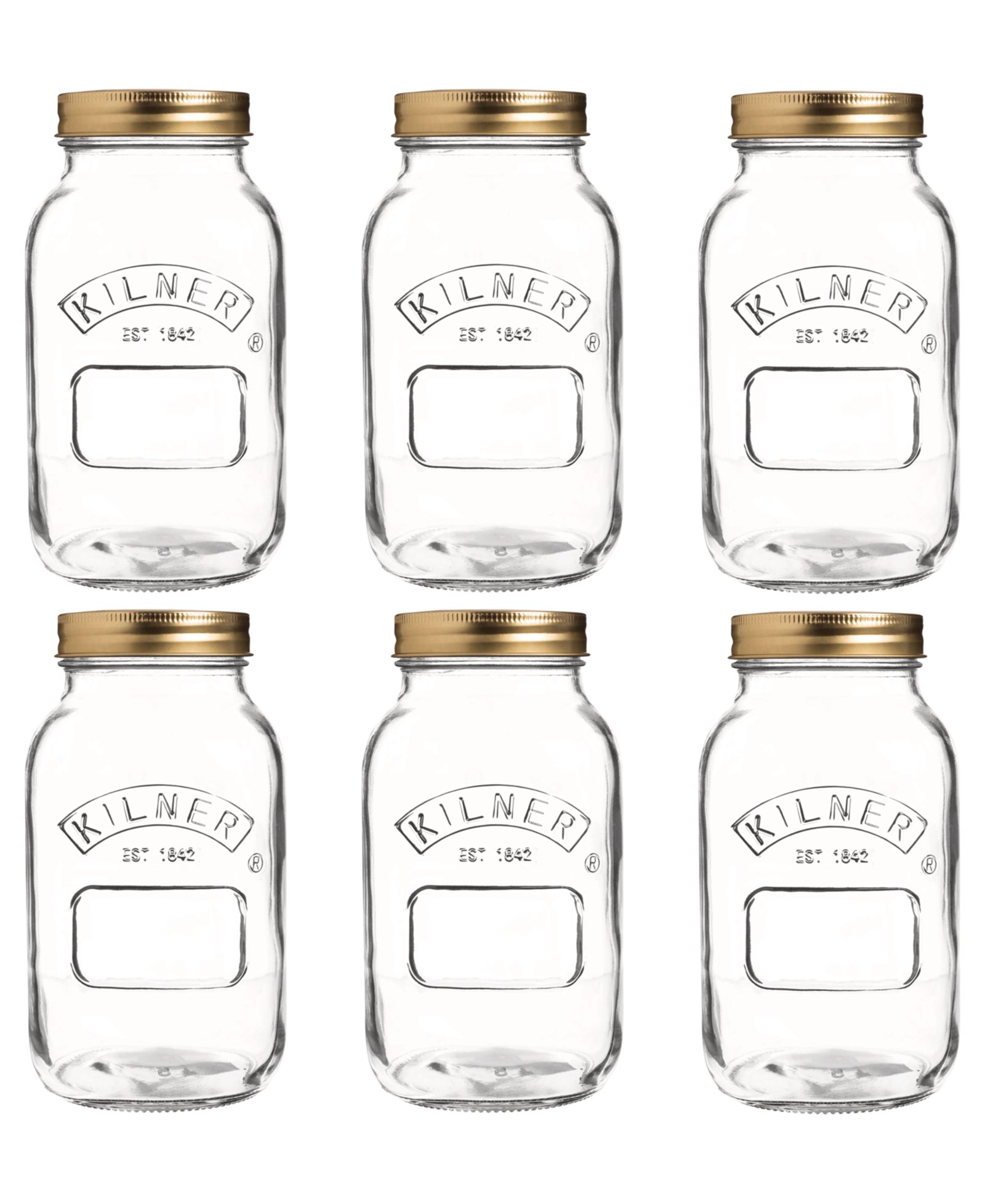 Kilner набор банок для консервации 34 oz, 6 шт