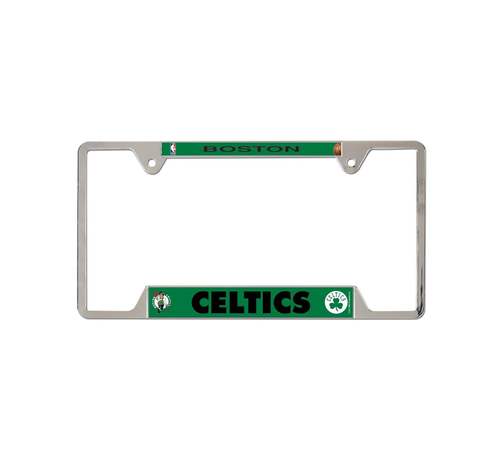 Wincraft Boston Celtics Chrome Plated Metal License Plate Frame