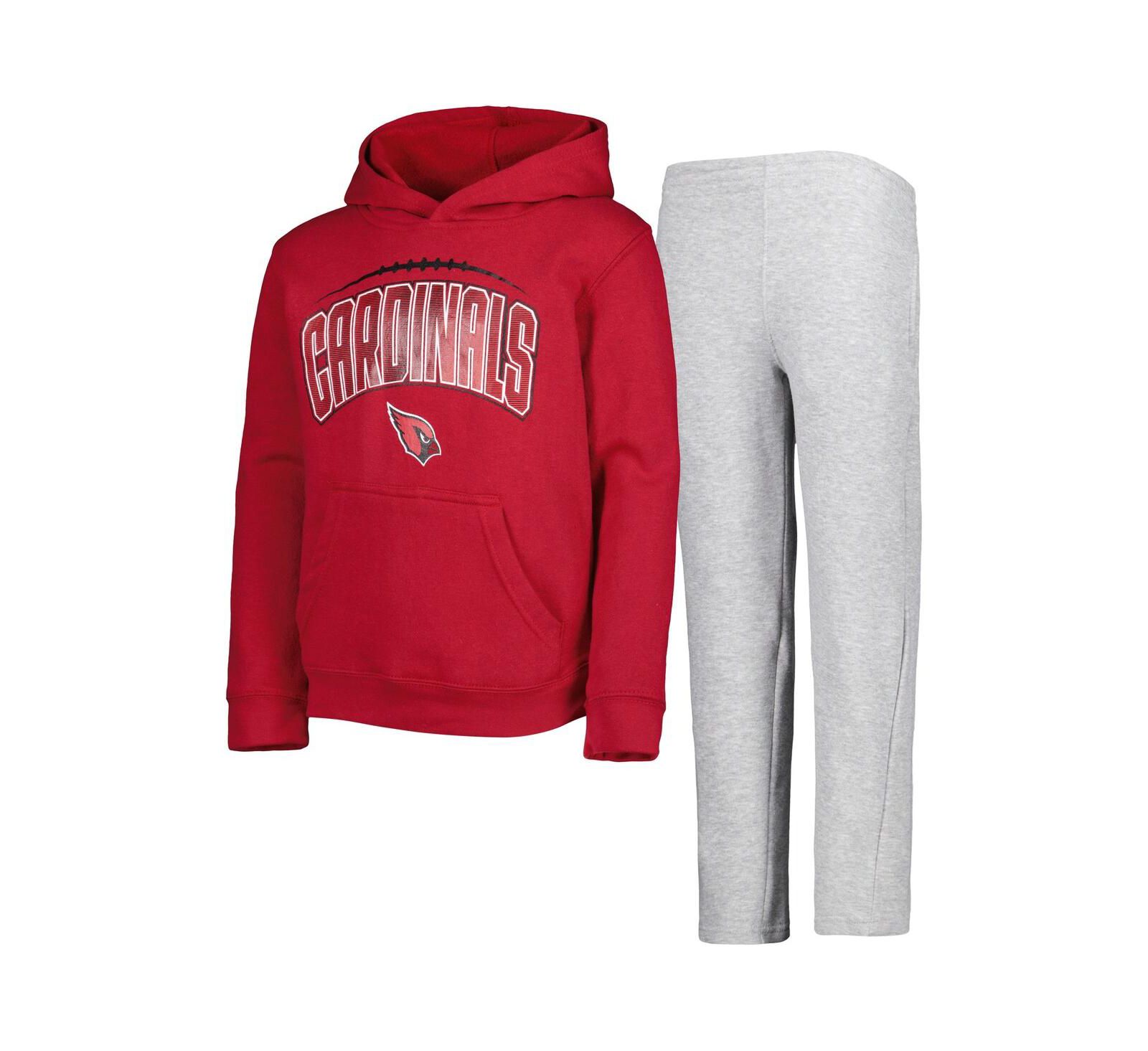 Outerstuff Детский комплект из худи и брюк Arizona Cardinals, серого цвета Heather Gray