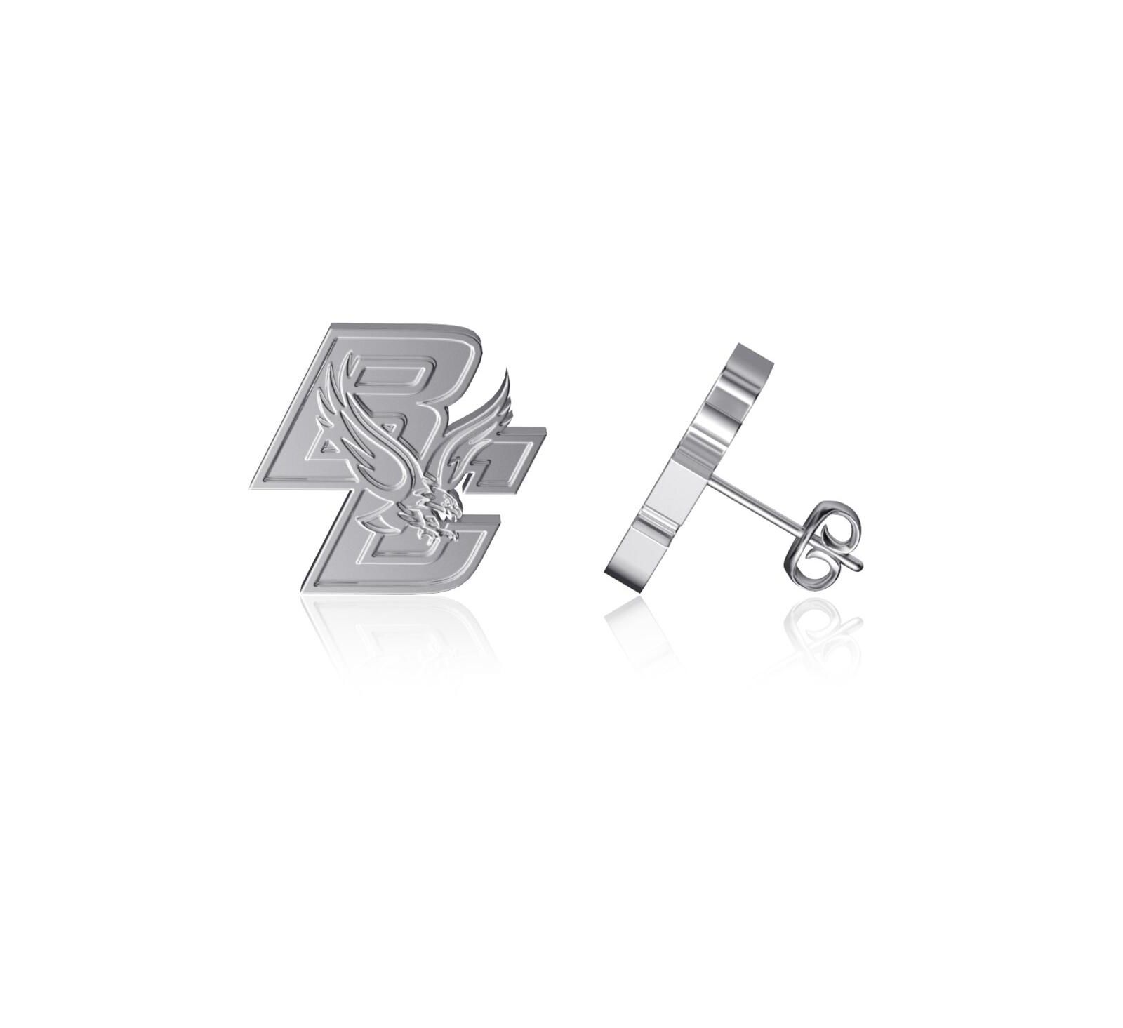 Женские серебряные серьги-гвоздики Dayna Designs Boston College Eagles с логотипом команды