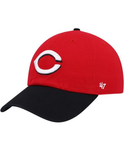 Мужская кепка '47 Brand Cincinnati Reds Clean Up регулируемая, красная/черная