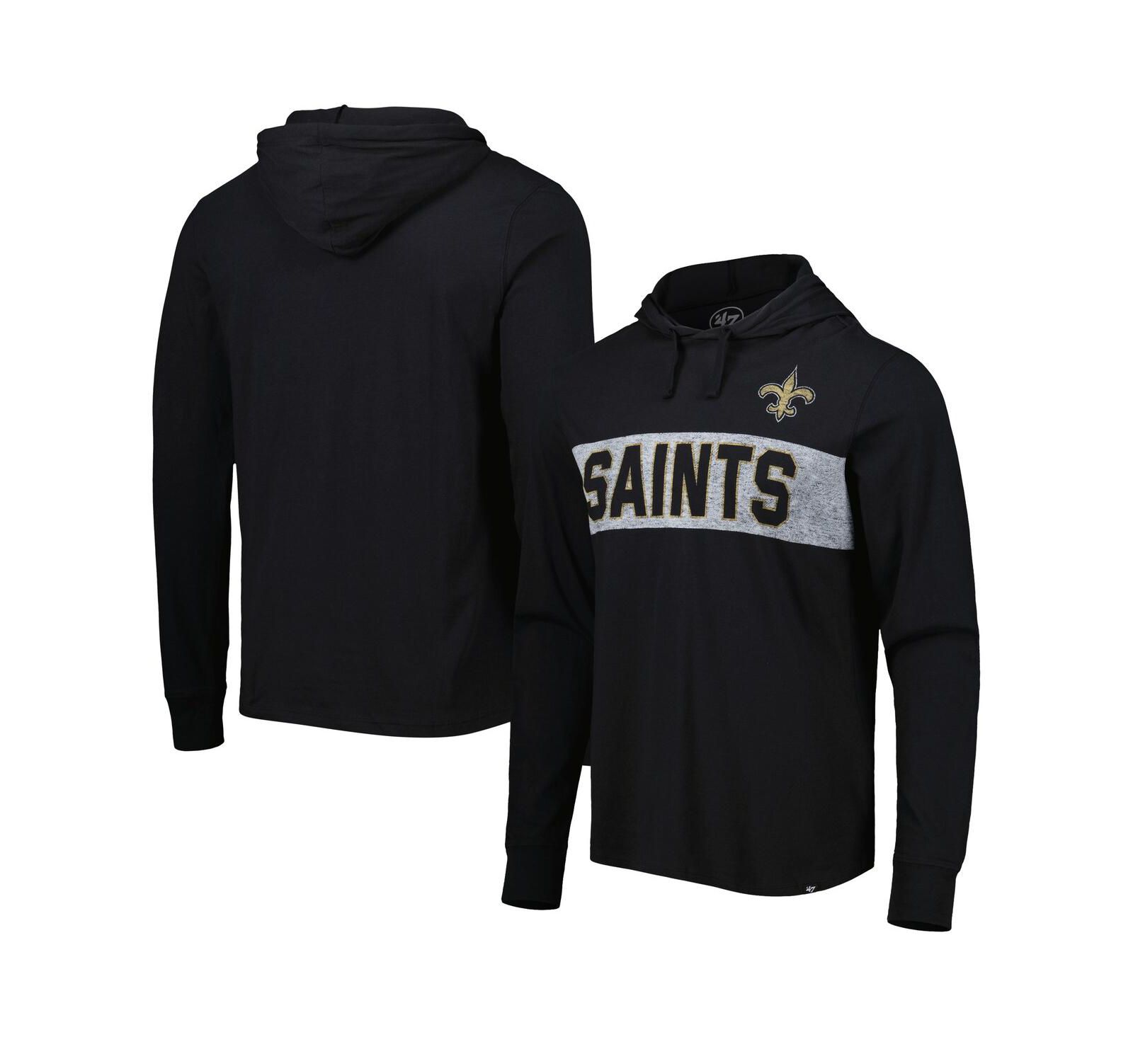 Мужская толстовка '47 Brand Black New Orleans Saints Field Franklin