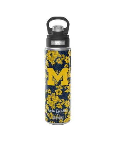 Бутылка Vera Bradley x Tervis Michigan Wolverines 24 Oz Wide Mouth с люксовым колпачком