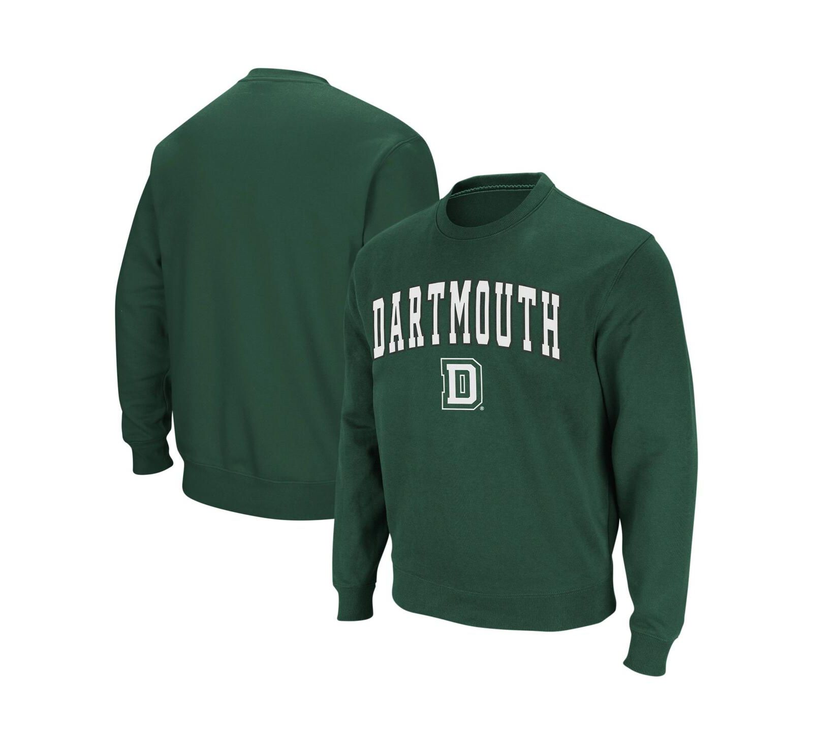 Colosseum Men's Dartmouth Big Green Arch & Logo Crew Neck Sweatshirt