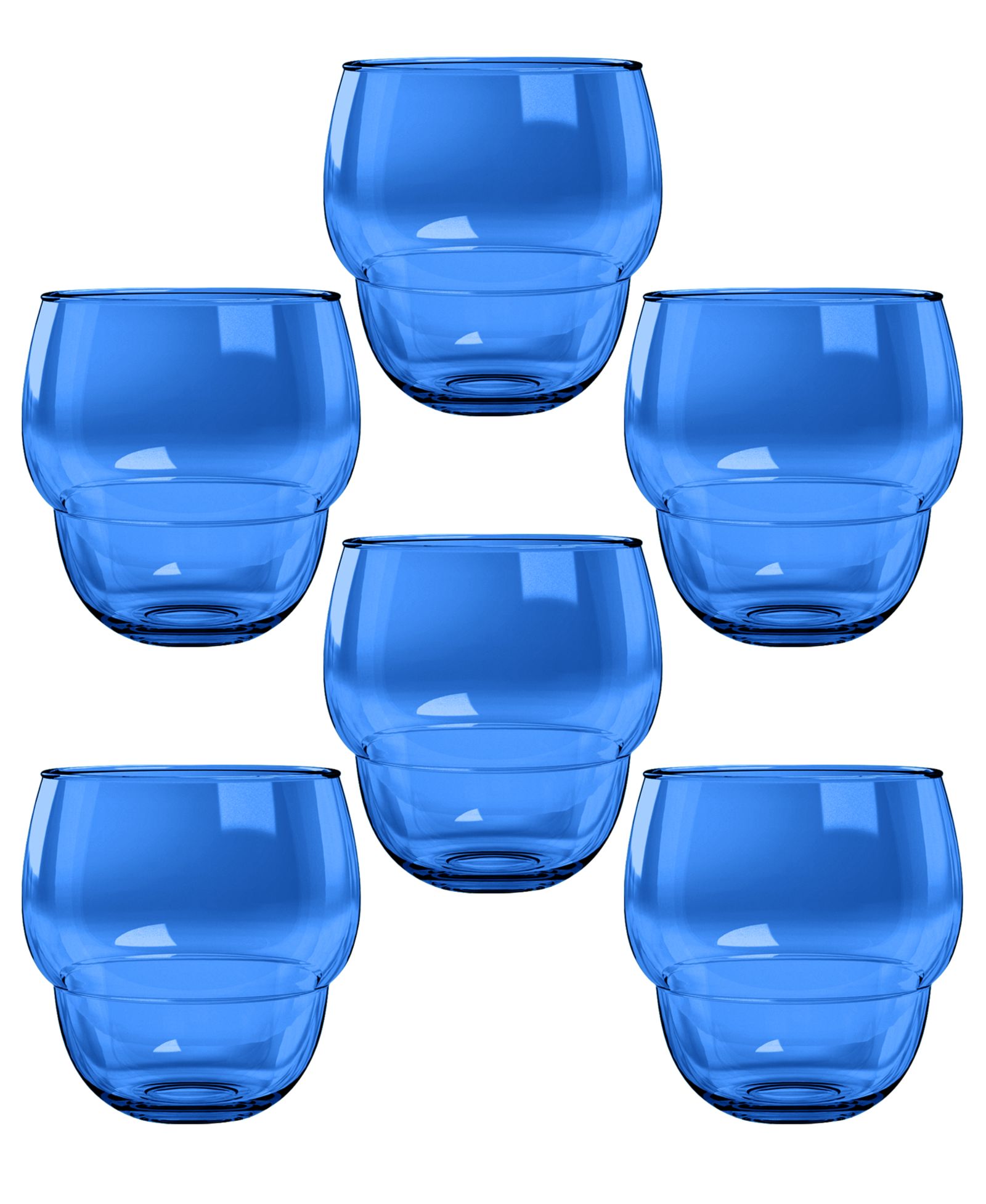 Набор из 6 стаканов Abode Homewares Stacking Bubble Tumbler