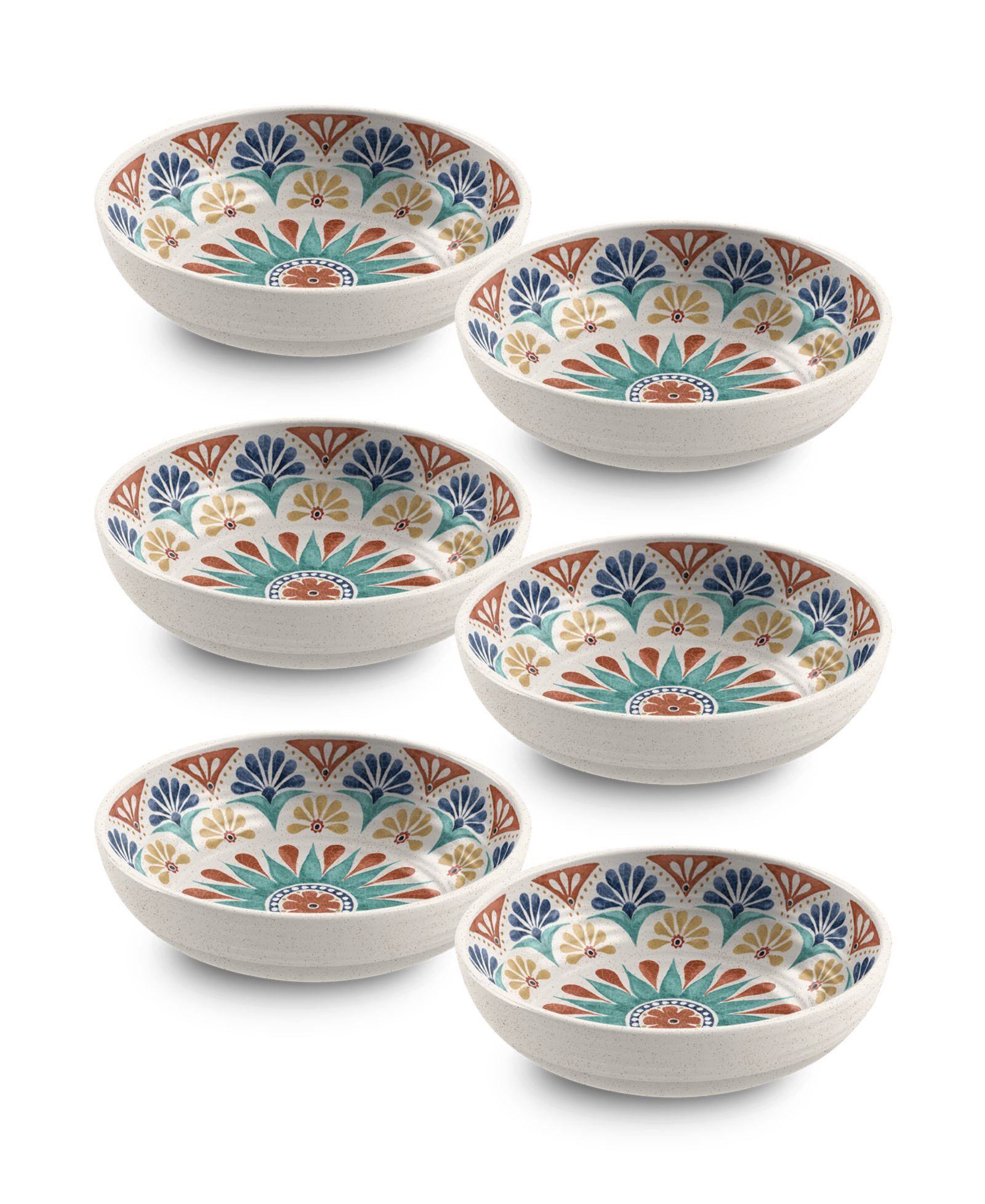 Набор из 6 низких чаш Desert Rio от Abode Homewares